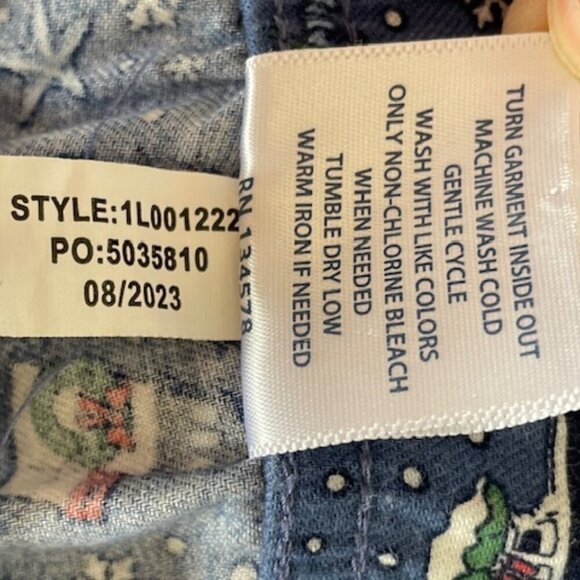 VINEYARD VINES Men's Christmas Cotton Santa Whale Lounge Pajama Pants - Picture 12 of 15